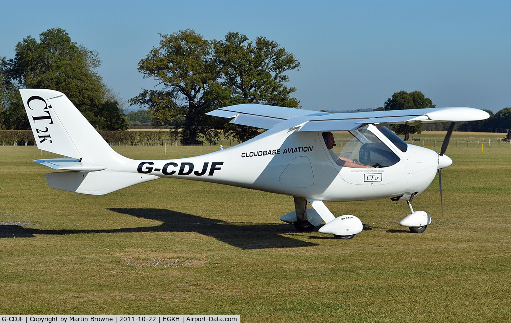 G-CDJF, 2005 Flight Design CT2K C/N 8104, SHOT AT HEADCORN