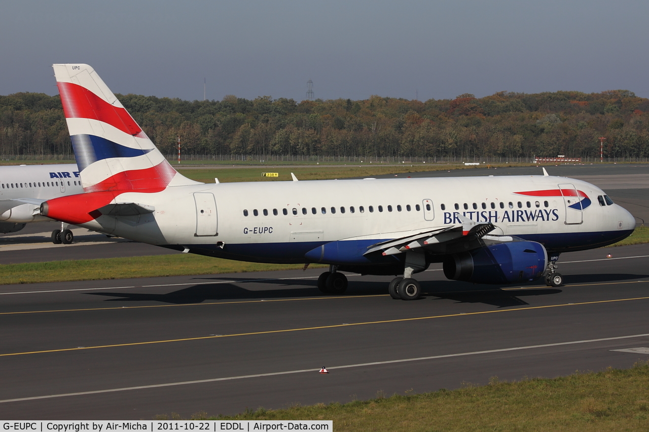 G-EUPC, 1999 Airbus A319-131 C/N 1118, British Airways, Airbus A319-131, CN: 1118