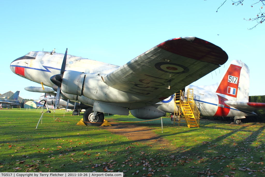 TG517, 1948 Handley Page Hastings T.5 C/N HP67/21, At Newark Air Museum in the UK