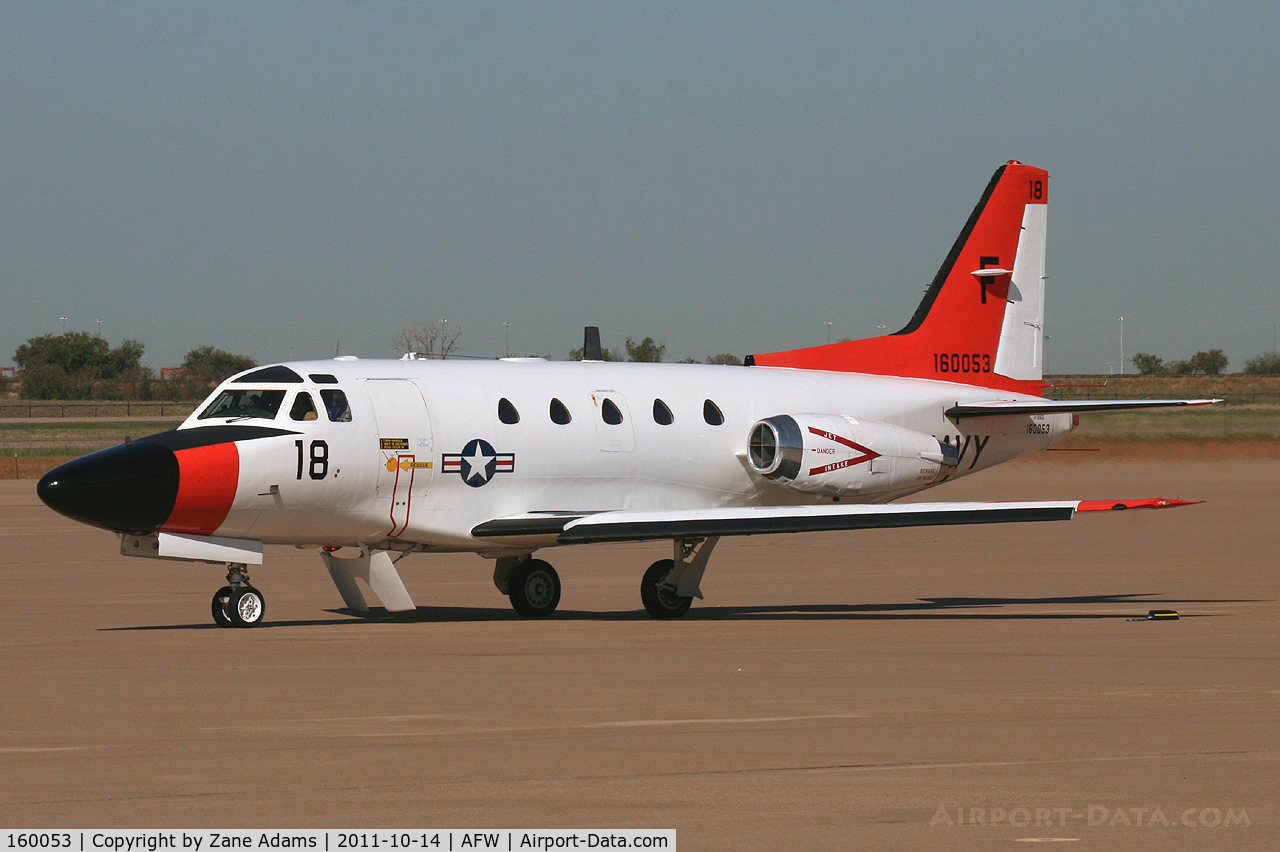 160053, North American Rockwell CT-39G (N-265) Sabreliner C/N 306-104, At Alliance Airport - Fort Worth, TX