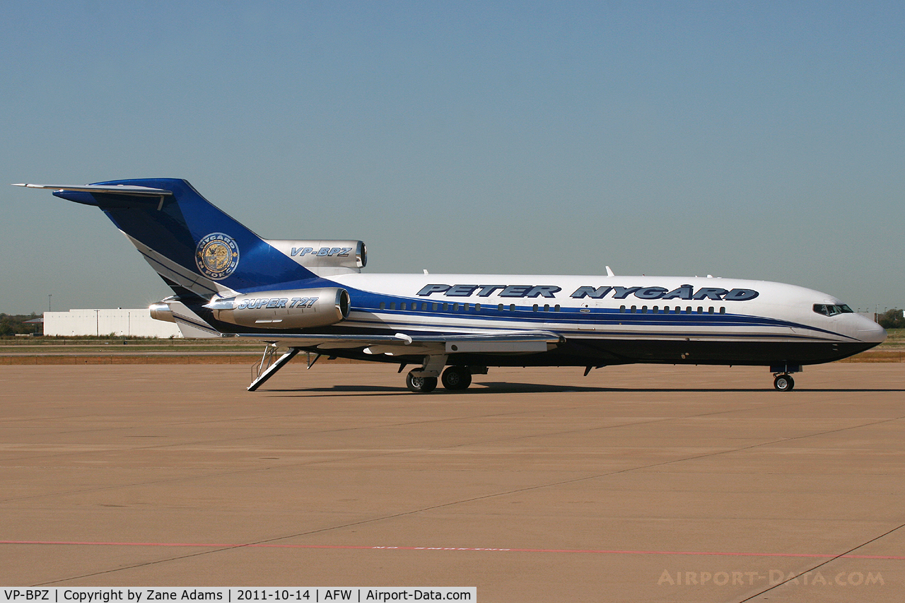 VP-BPZ, 1970 Boeing 727-17(RE) Super 27 C/N 20327, At Alliance Airport - Fort Worth, TX