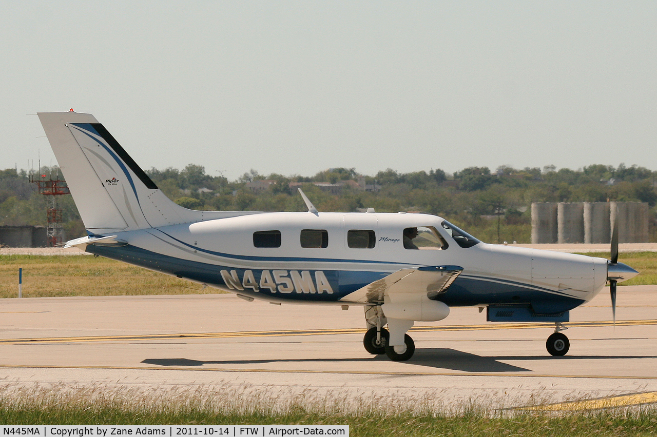 N445MA, 2008 Piper PA-46-350P Malibu Mirage C/N 4636442, At Meacham Field - Fort Worth, TX