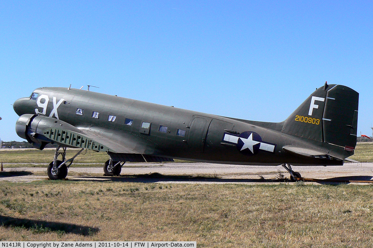 N141JR, 1944 Douglas DC3C-S1C3G (C-47A) C/N 19366, At Meacham Field - Fort Worth, TX