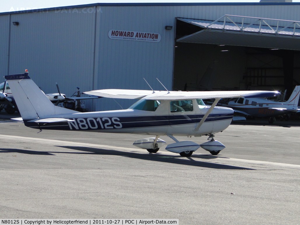 N8012S, 1965 Cessna 150F C/N 15061612, Parked at Howard Aviation