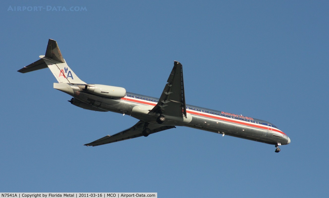 N7541A, 1990 McDonnell Douglas MD-82 (DC-9-82) C/N 49995, American MD-82