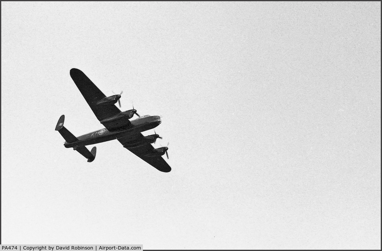 PA474, 1945 Avro 683 Lancaster B1 C/N VACH0052/D2973, Doncaster Air Display early 1970's