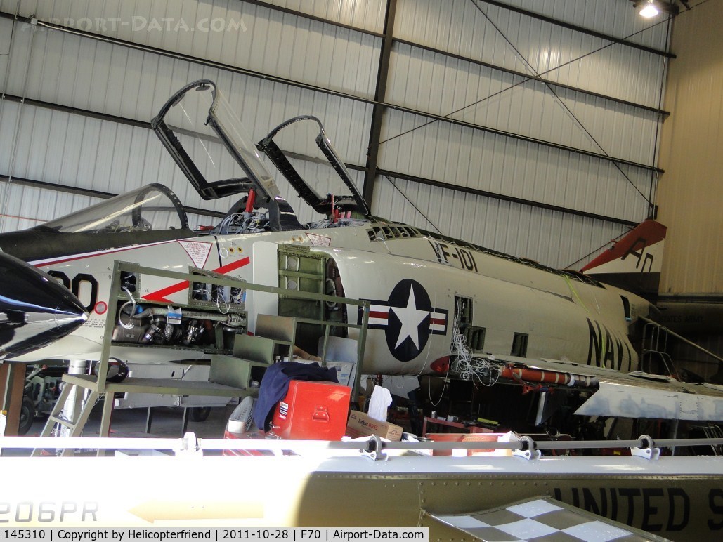 145310, 1959 McDonnell F-4A Phantom II C/N 11, Parked in Wings and Rotors Air Museum in hangar 7 and being restored