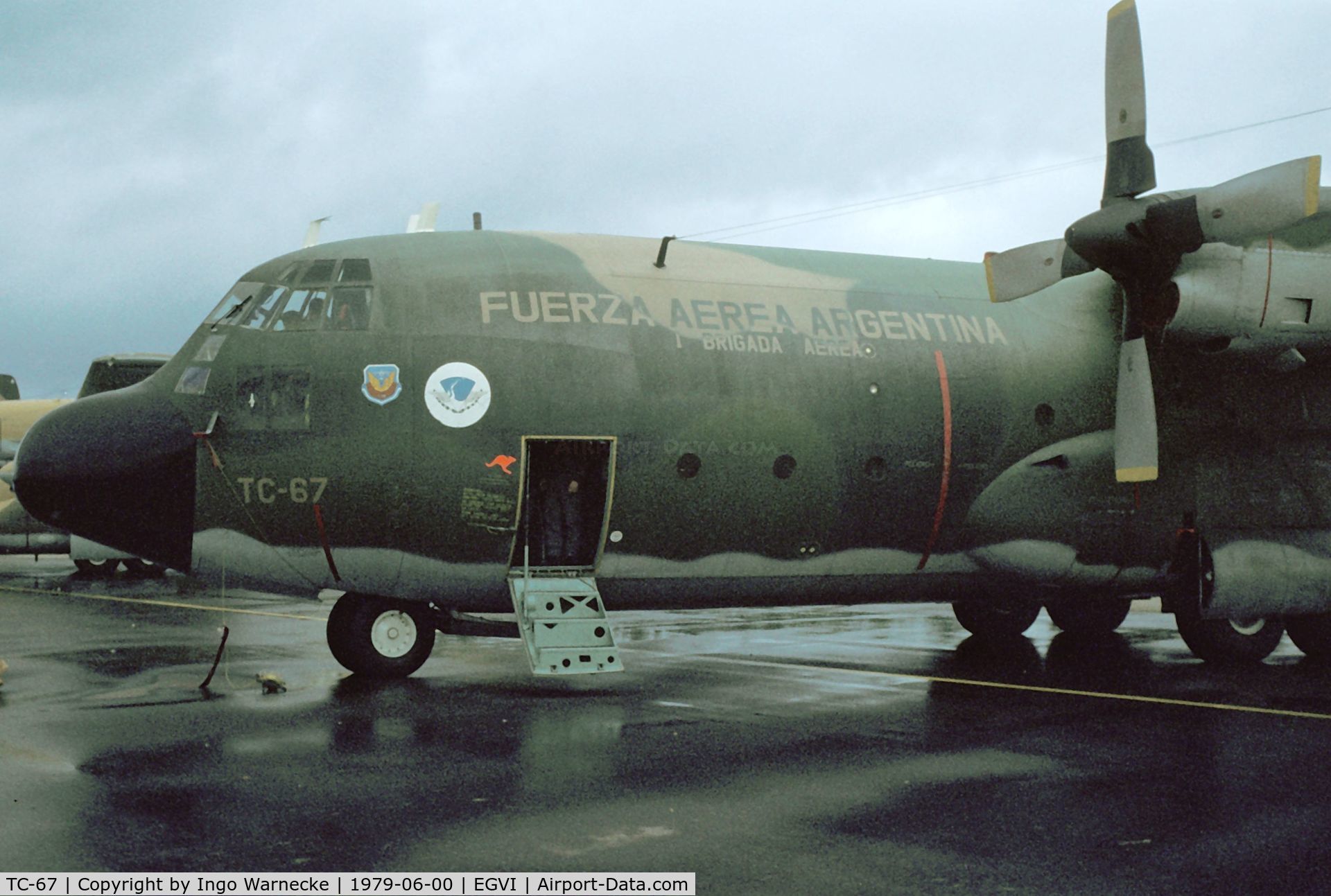 TC-67, 1975 Lockheed C-130H Hercules C/N 382-4576, Lockheed C-130H Hercules of the Fuerza Aerea Argentina at the 1979 International Air Tattoo, Greenham Common