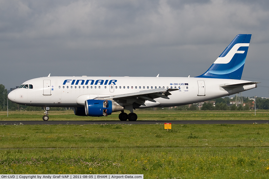 OH-LVD, 2000 Airbus A319-112 C/N 1352, Finnair A319