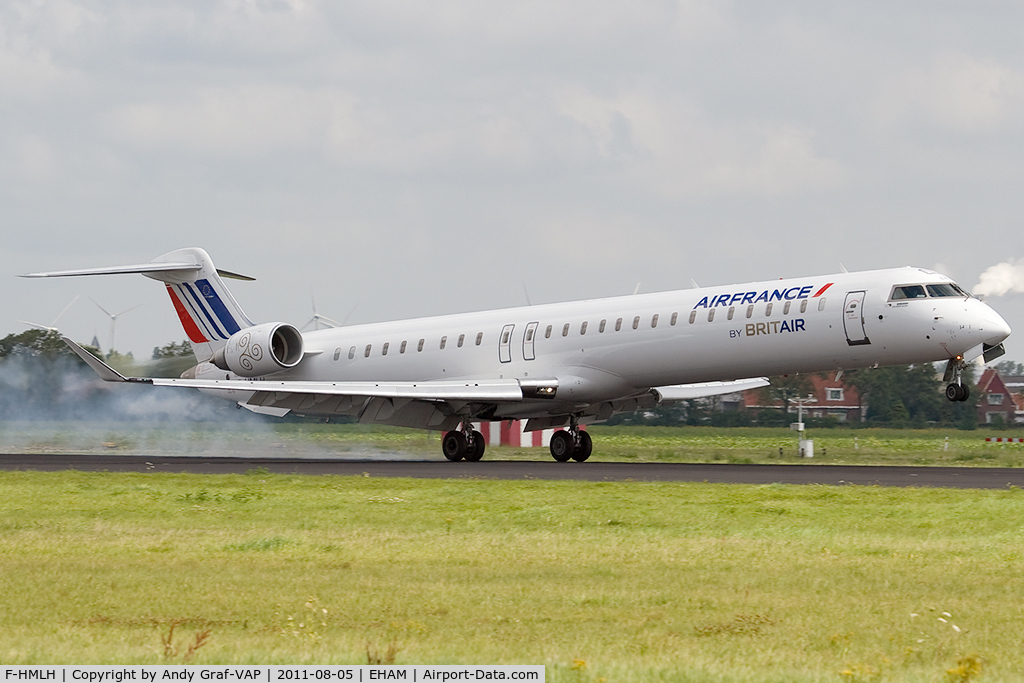 F-HMLH, 2011 Bombardier CRJ-1000EL NG (CL-600-2E25) C/N 19013, Air France CRJ1000