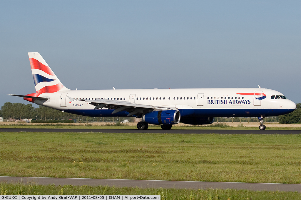 G-EUXC, 2004 Airbus A321-231 C/N 2305, British Airways A321