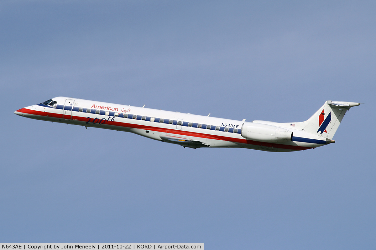 N643AE, 1999 Embraer ERJ-145LR (EMB-145LR) C/N 145200, 200th EMB-145