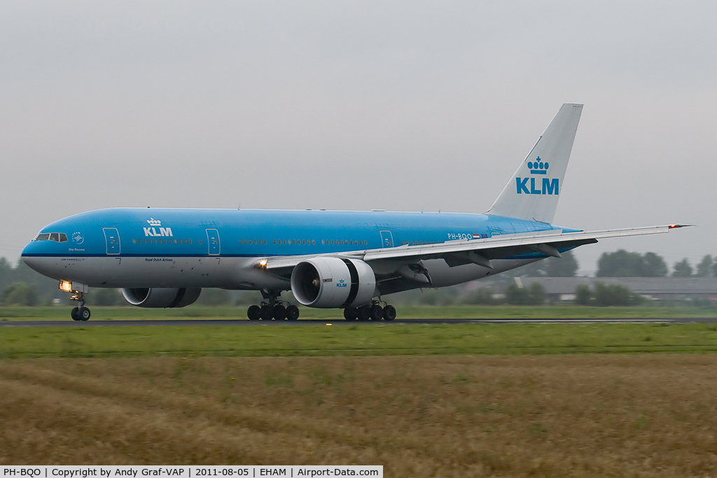 PH-BQO, 2007 Boeing 777-206/ER C/N 35295, KLM 777-200
