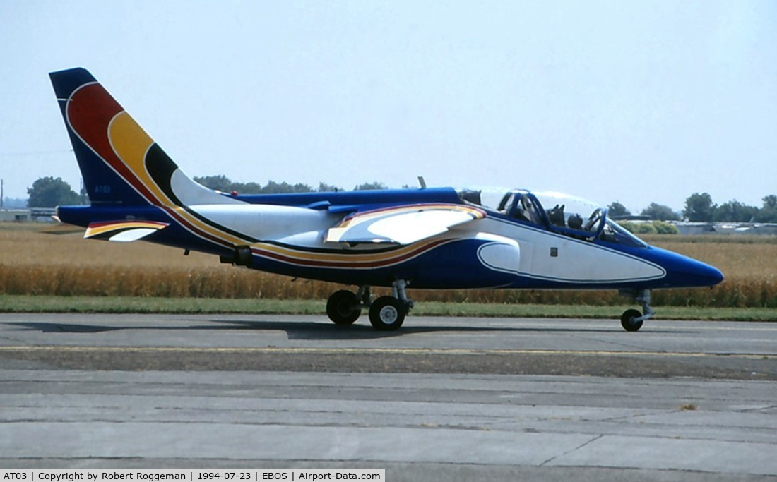 AT03, Dassault-Dornier Alpha Jet 1B C/N B03/1015, Demo.Same colors as AT25.