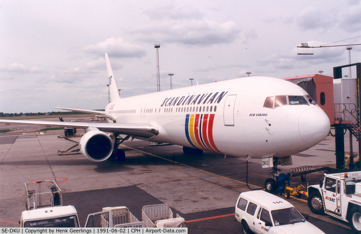 SE-DKU, 1991 Boeing 767-383/ER C/N 24729, SAS Scandinavian