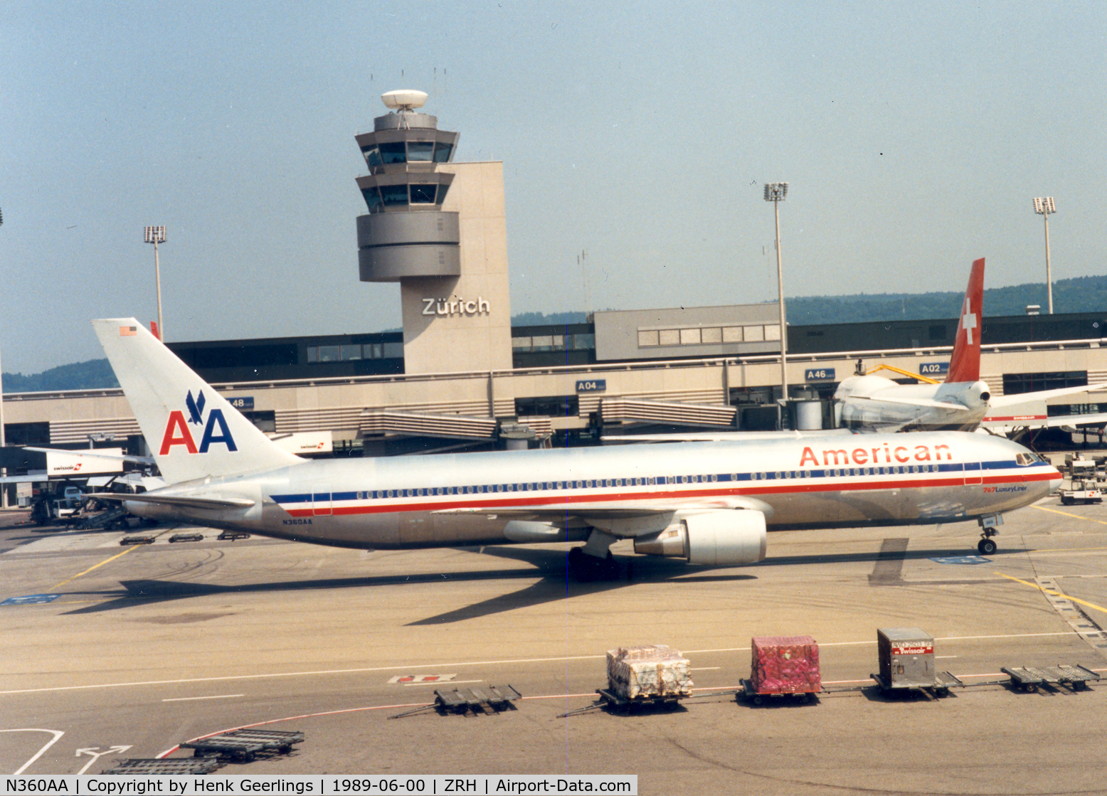 N360AA, 1988 Boeing 767-323 C/N 24041, American Airlines