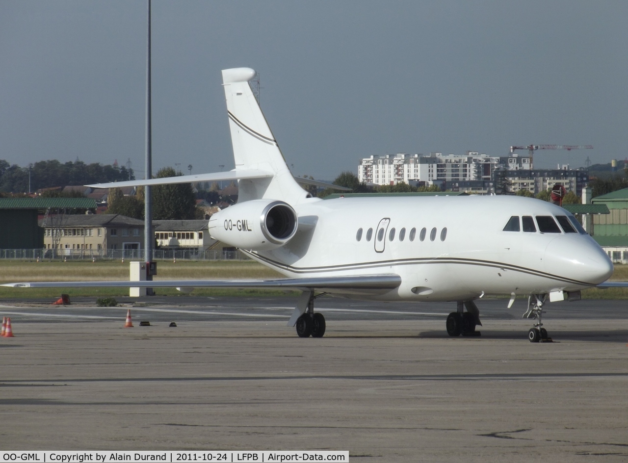 OO-GML, 2005 Dassault Falcon 2000EX C/N 75, operated by Abelag Aviation