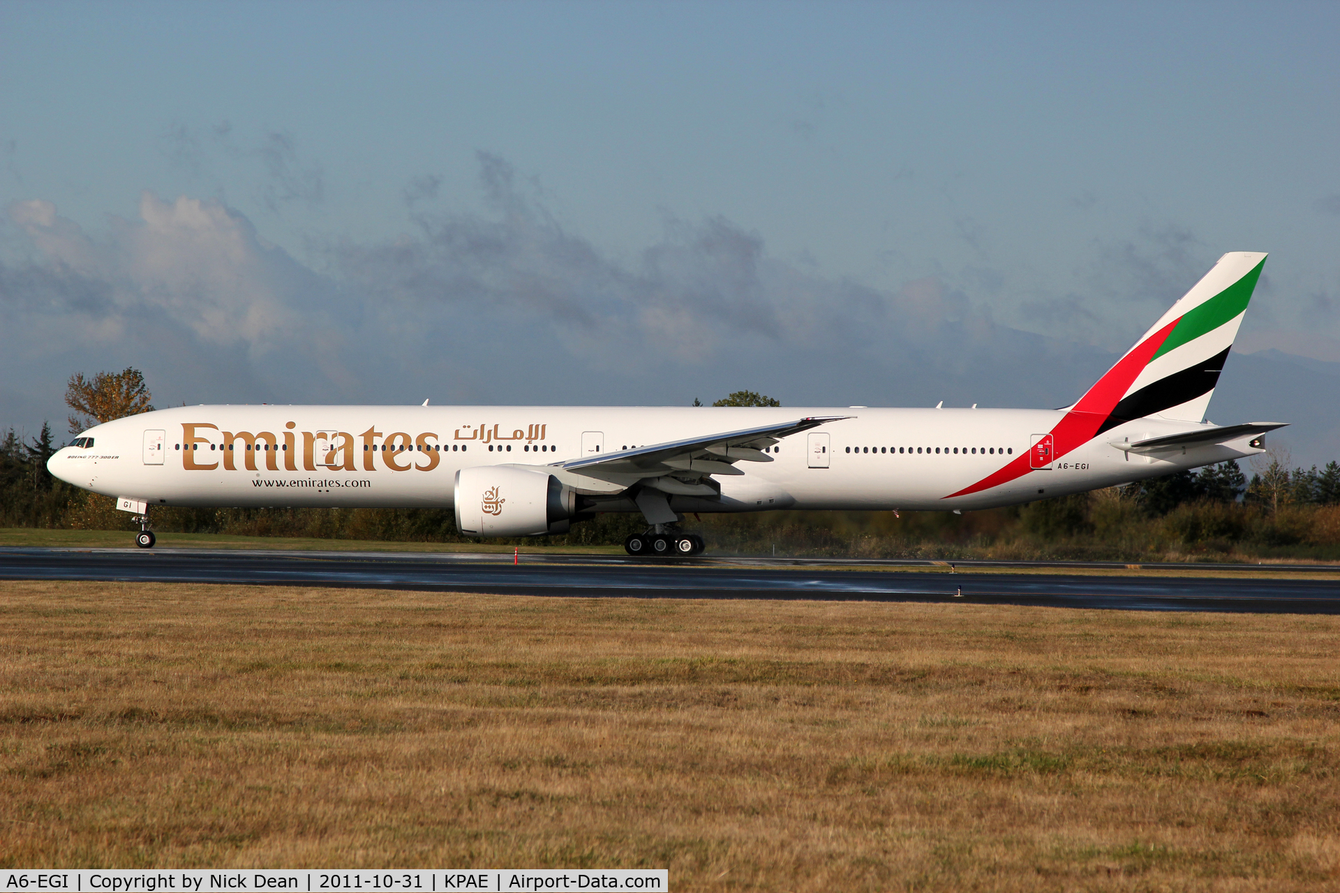 A6-EGI, 2011 Boeing 777-31H/ER C/N 38986, KPAE/PAE