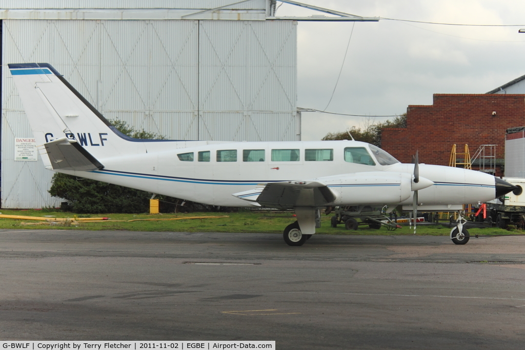 G-BWLF, 1979 Cessna 404 Titan C/N 404-0414, At Coventry Airport