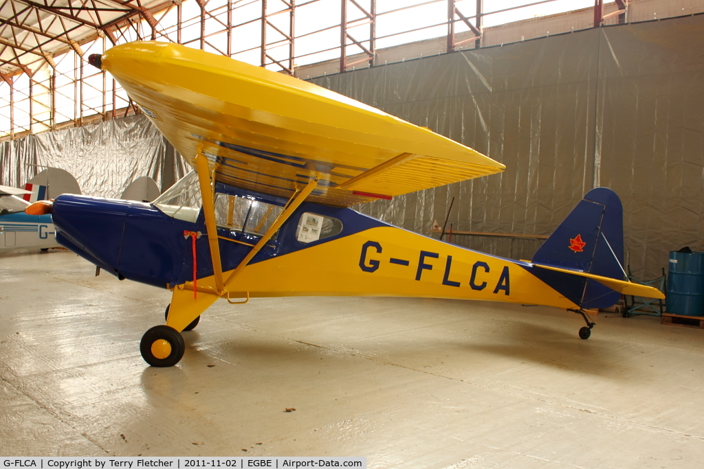 G-FLCA, 1946 Fleet 80 Canuck C/N 068, At Airbase Museum at Coventry Airport - believed to be the only example of this type in Europe