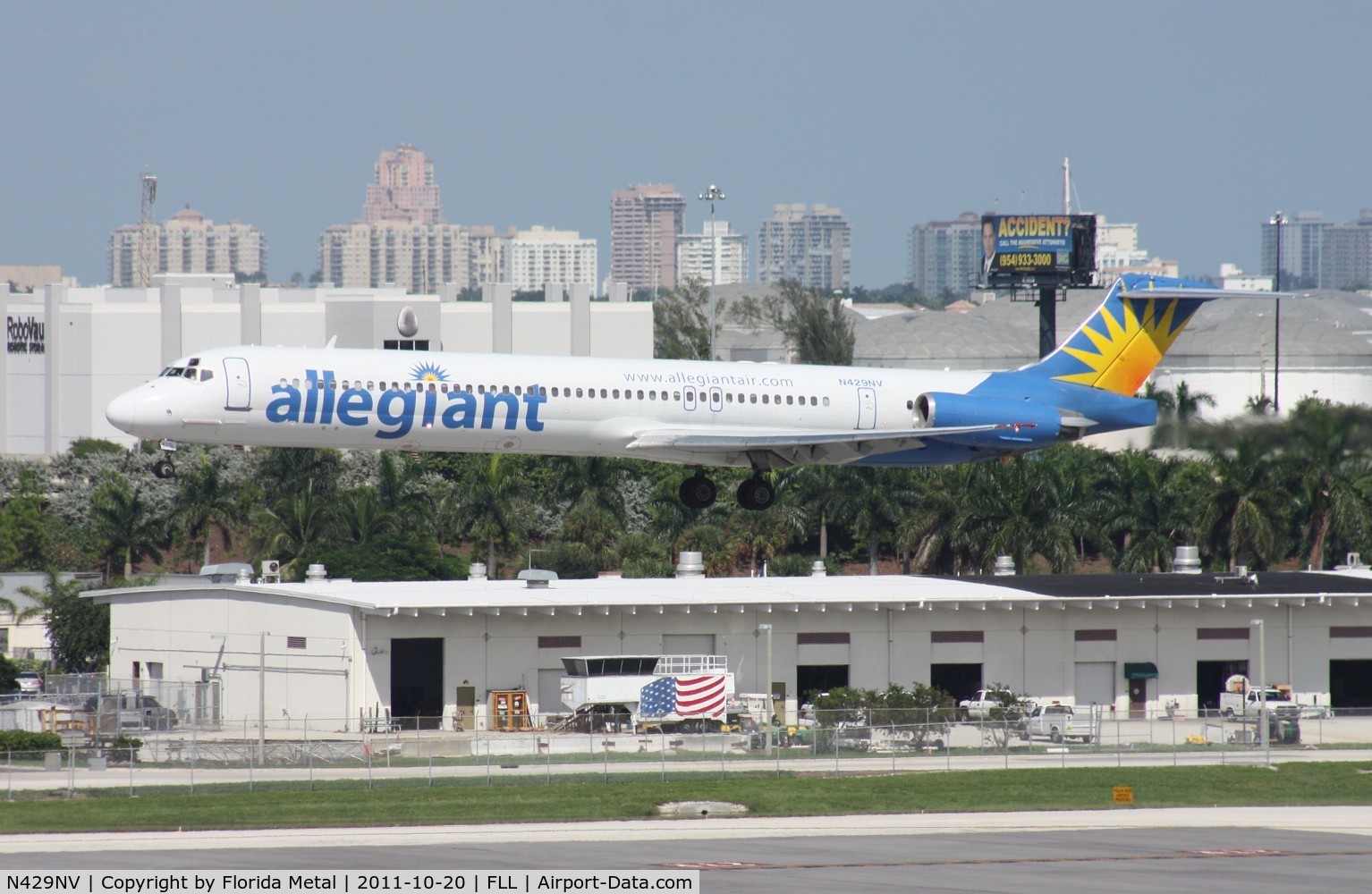 N429NV, 1985 McDonnell Douglas MD-83 (DC-9-83) C/N 49385, Allegiant MD-83