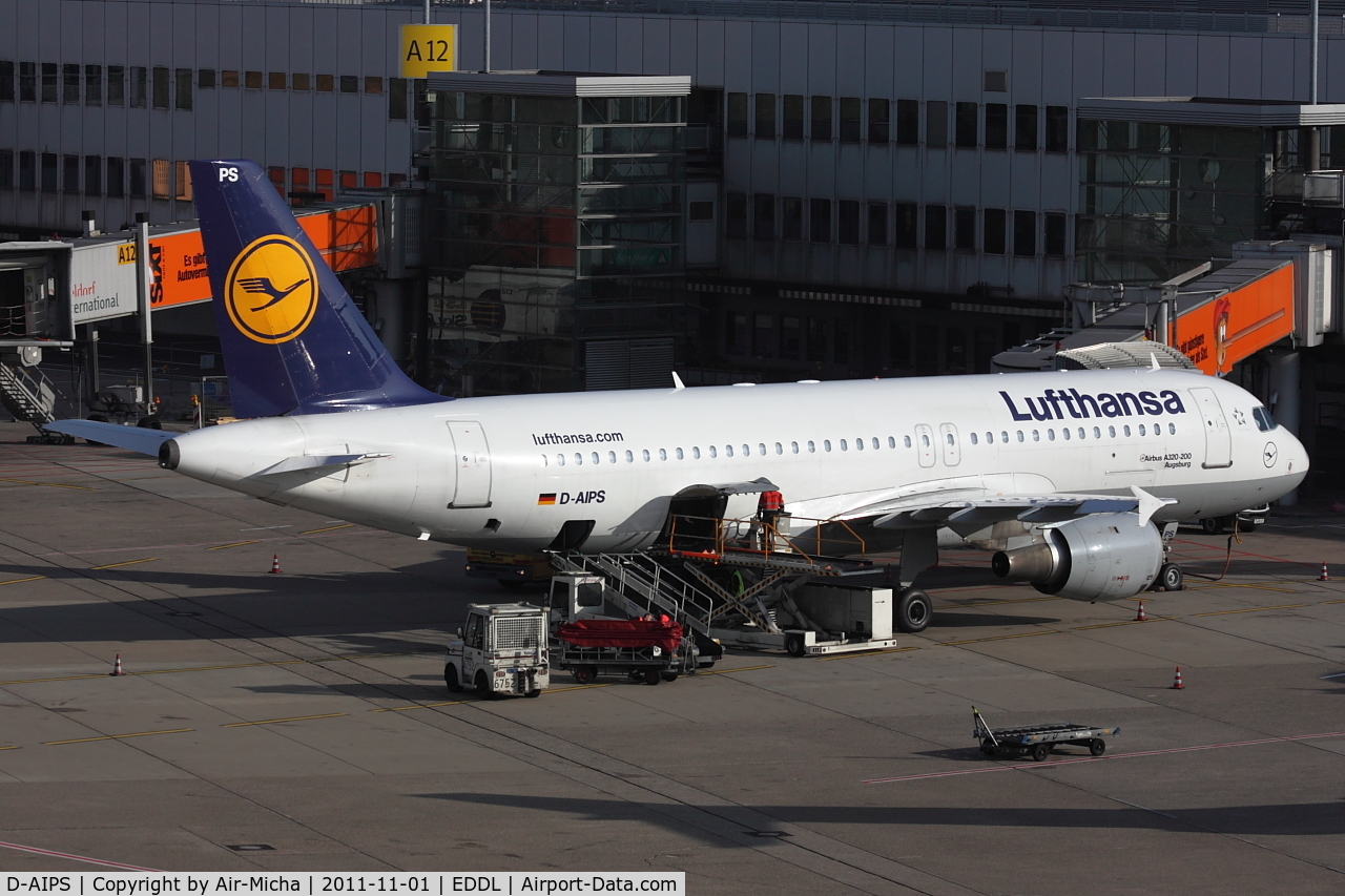 D-AIPS, 1990 Airbus A320-211 C/N 0116, Lufthansa, Airbus A320-211, CN: 0116, Name: Augsburg
