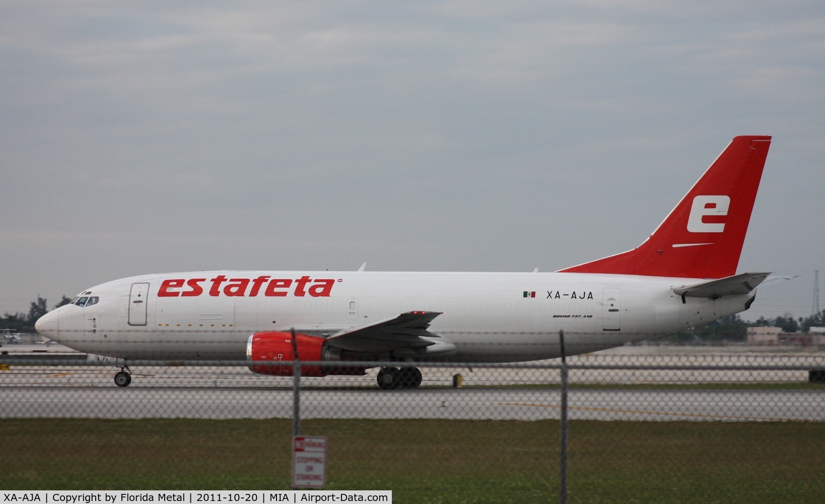 XA-AJA, 1987 Boeing 737-3Y0/SF C/N 23747, Estafeta Cargo Mexico