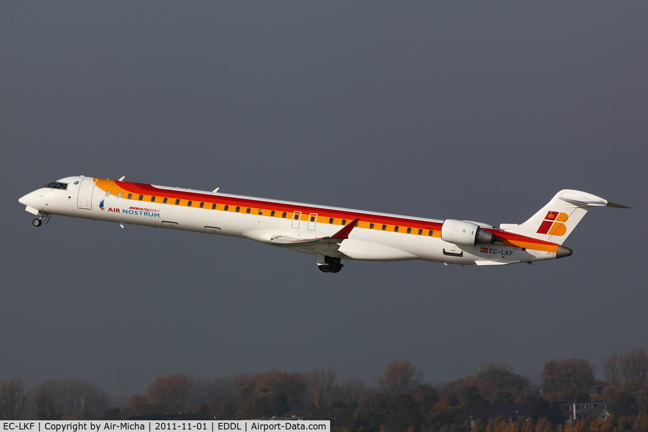 EC-LKF, 2010 Bombardier CRJ-1000ER NG (CL-600-2E25) C/N 19011, Air Nostrum, Bombardier CRJ-1000ER, CN: 19011