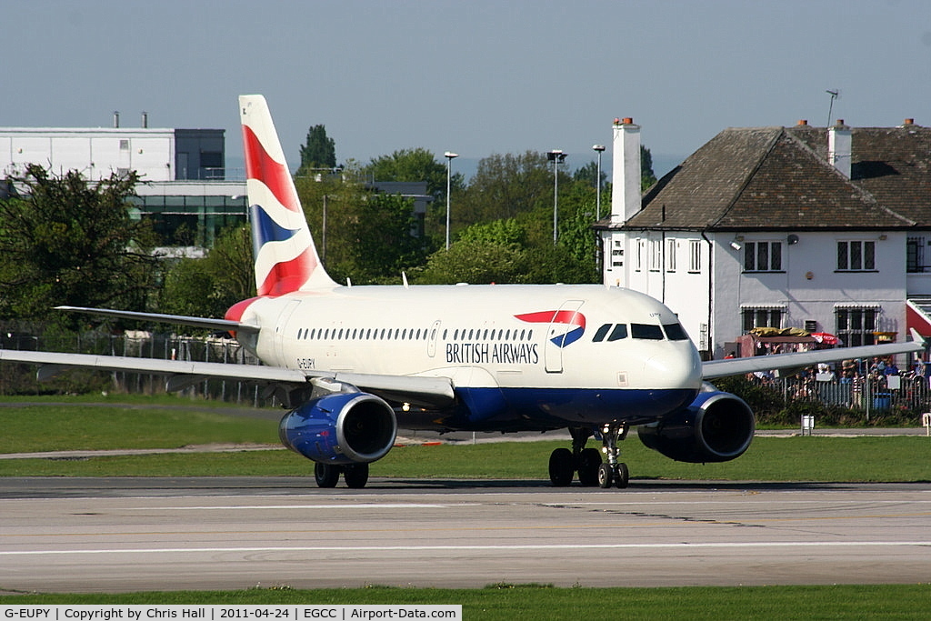 G-EUPY, 2001 Airbus A319-131 C/N 1466, British Airways