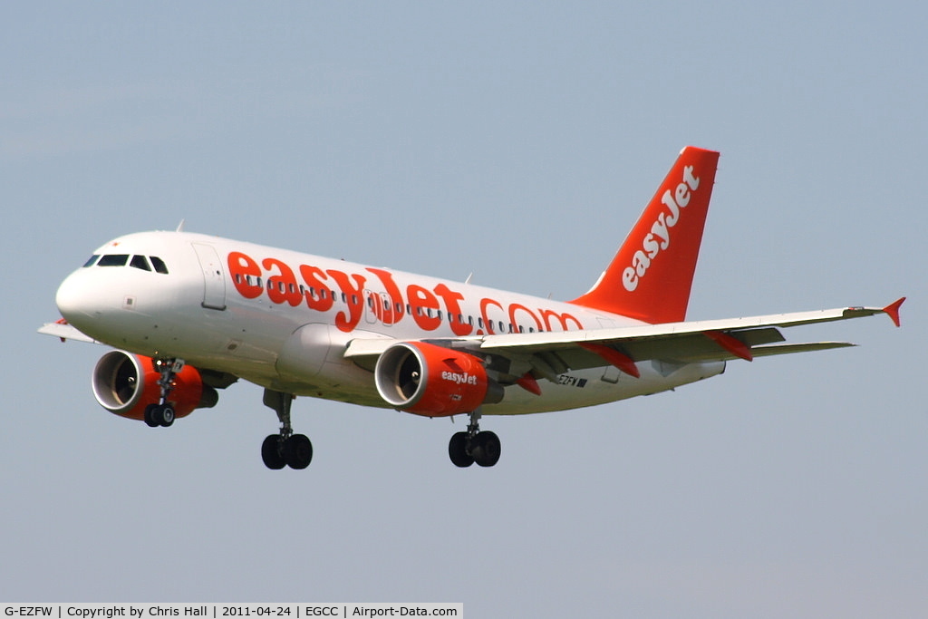 G-EZFW, 2010 Airbus A319-111 C/N 4380, easyJet