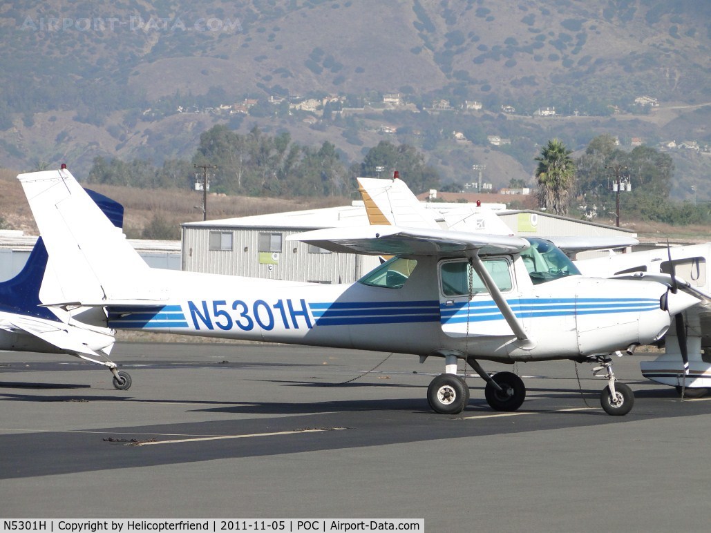 N5301H, 1979 Cessna 152 C/N 15284083, Parked in transient parking