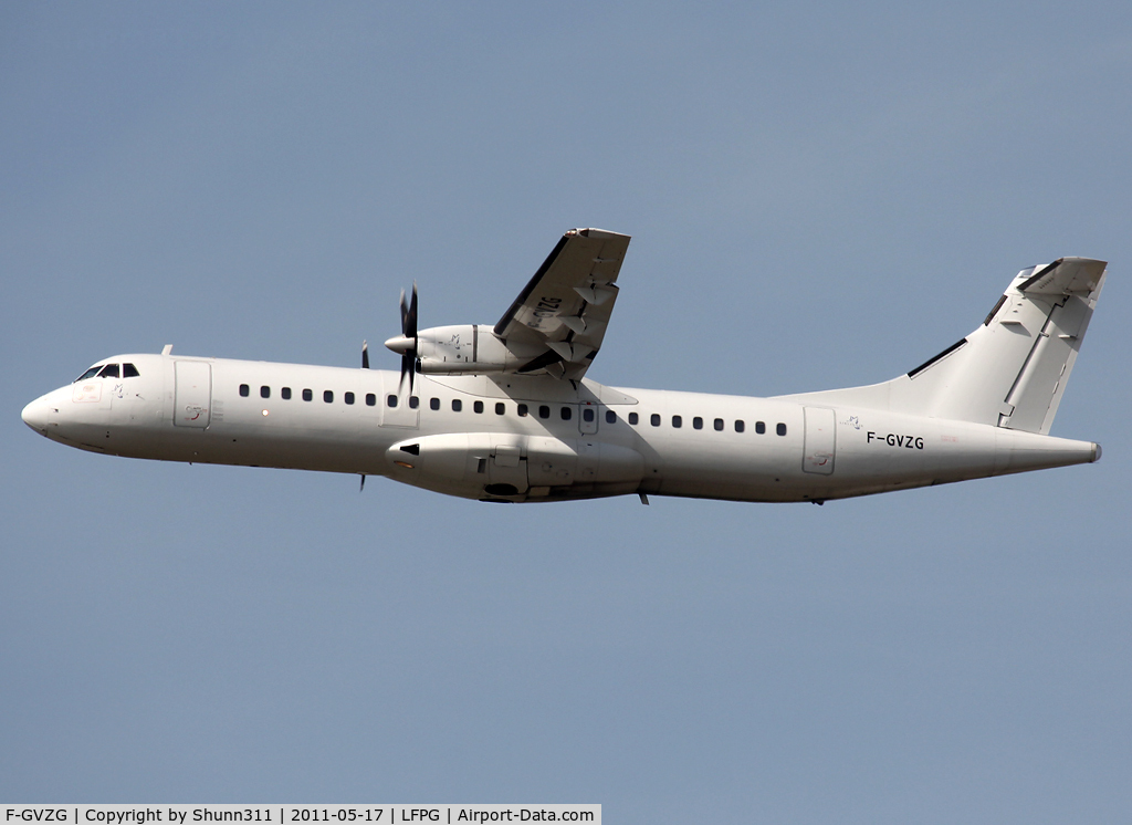 F-GVZG, 1989 ATR 72-201 C/N 145, On take off...