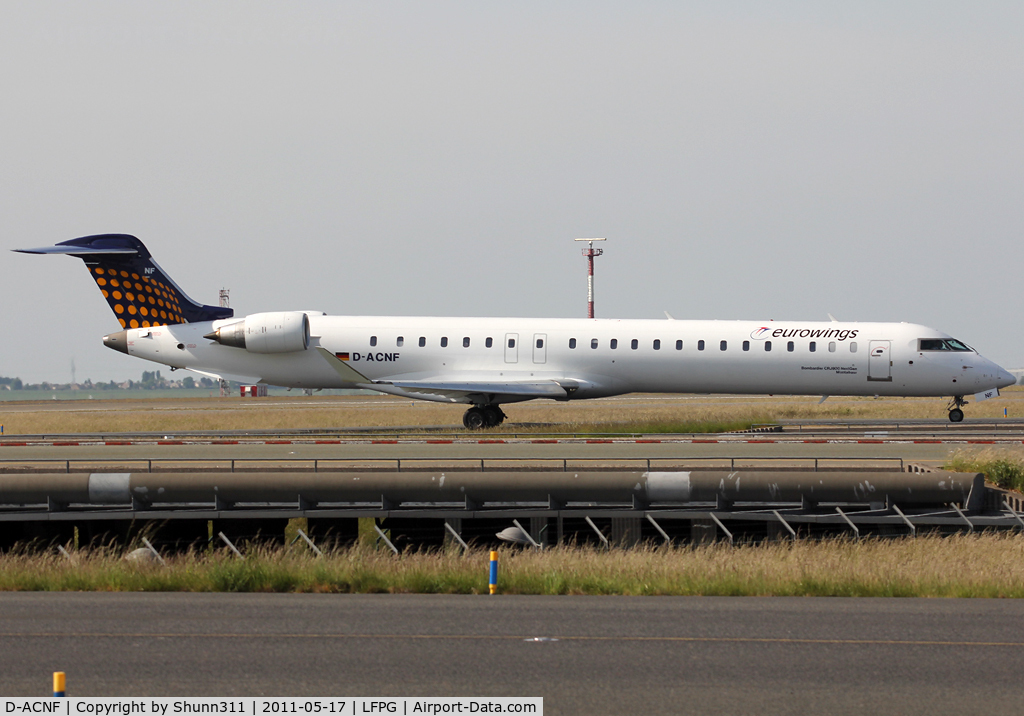 D-ACNF, 2009 Bombardier CRJ-900 (CL-600-2D24) C/N 15243, Taxiing to the Terminal...