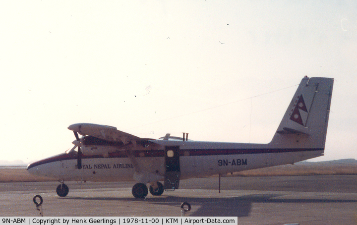 9N-ABM, 1975 De Havilland Canada DHC-6-300 Twin Otter C/N 455, Royal Nepal Airlines