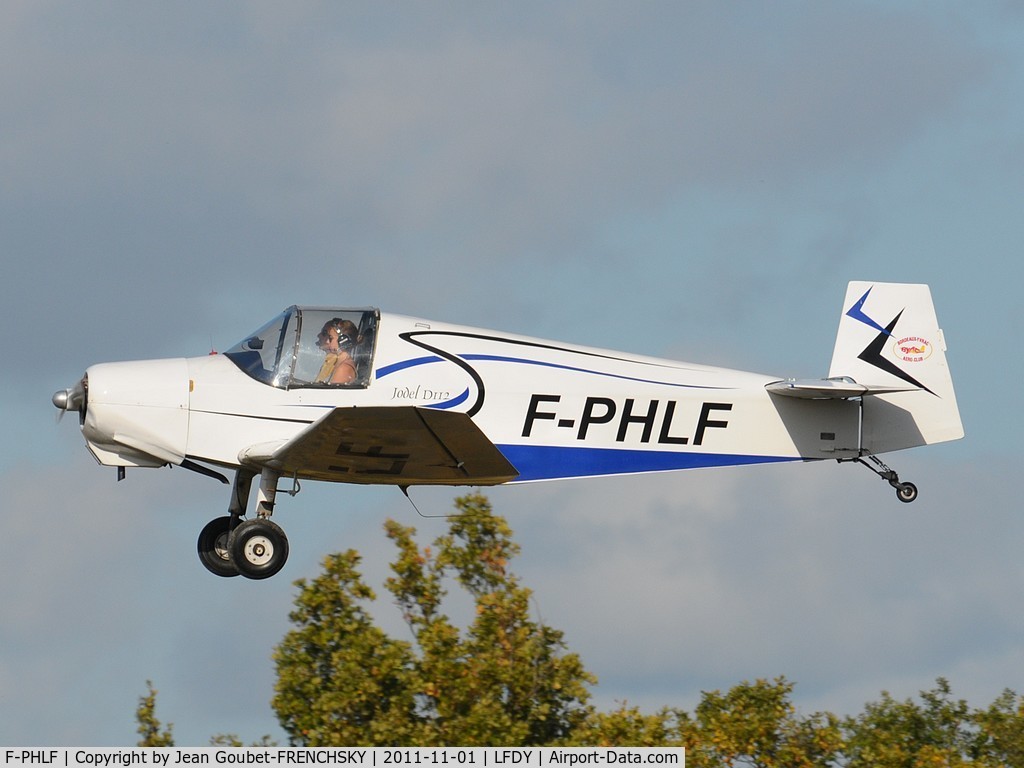 F-PHLF, Jodel D-112 C/N 284, BYAC landing