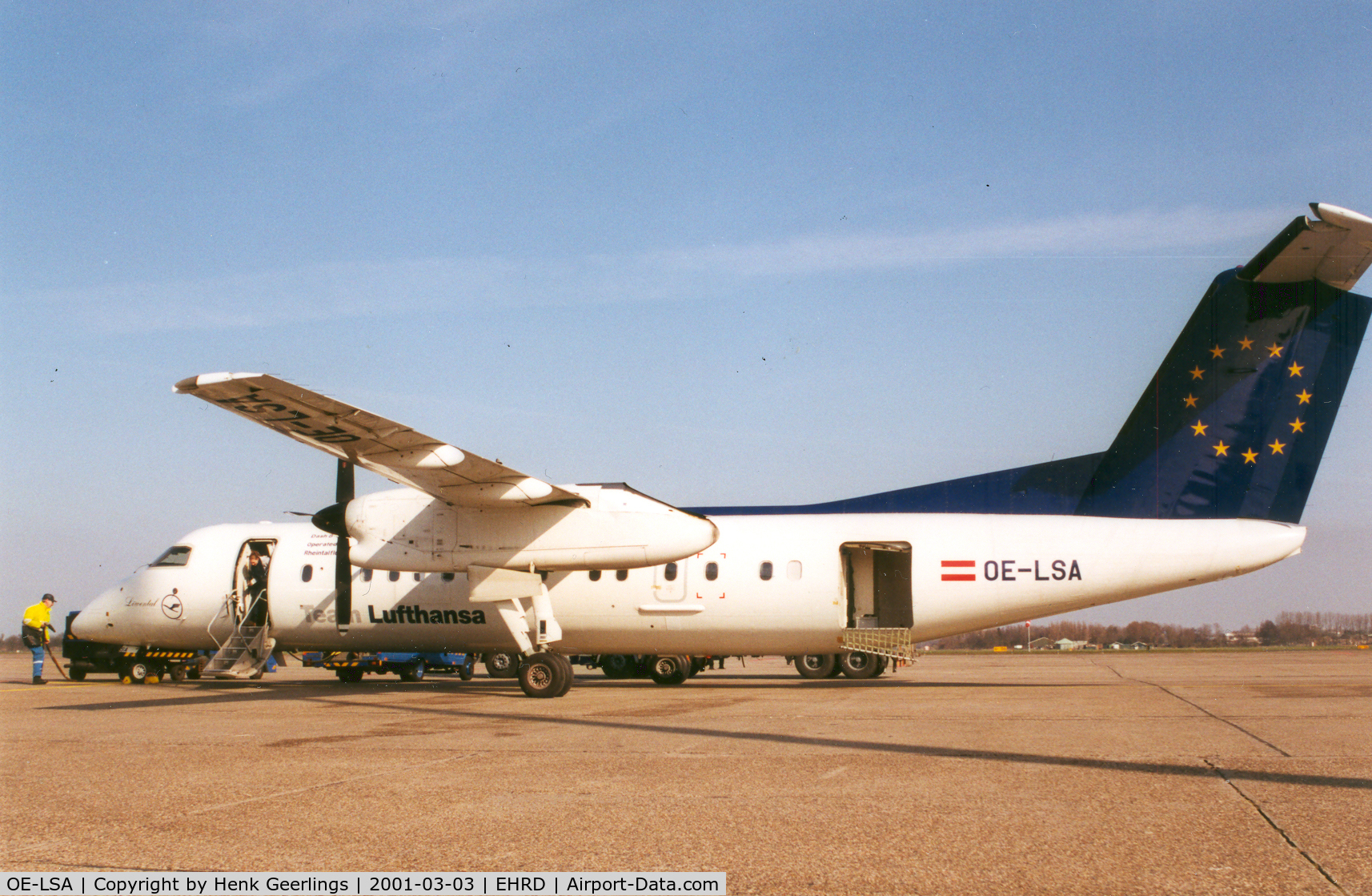 OE-LSA, 1997 De Havilland Canada DHC-8-314 Dash 8 C/N 487, Team Lufthansa