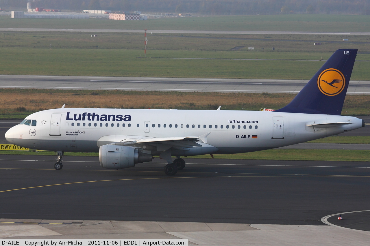 D-AILE, 1996 Airbus A319-114 C/N 627, Lufthansa, Airbus A319-114, CN: 0627, Name: Kelsterbach