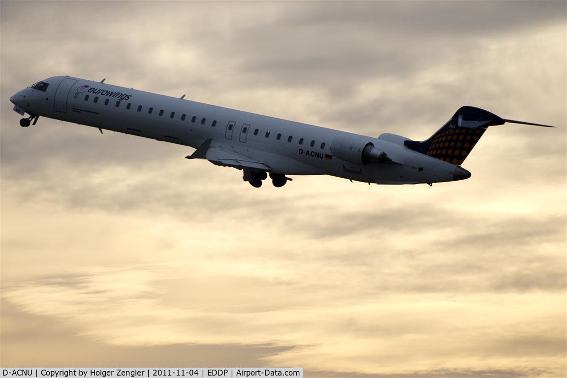 D-ACNU, 2011 Bombardier CRJ-900 NG (CL-600-2D24) C/N 15265, Morning shuttle to DUS is leaving LEJ, too.