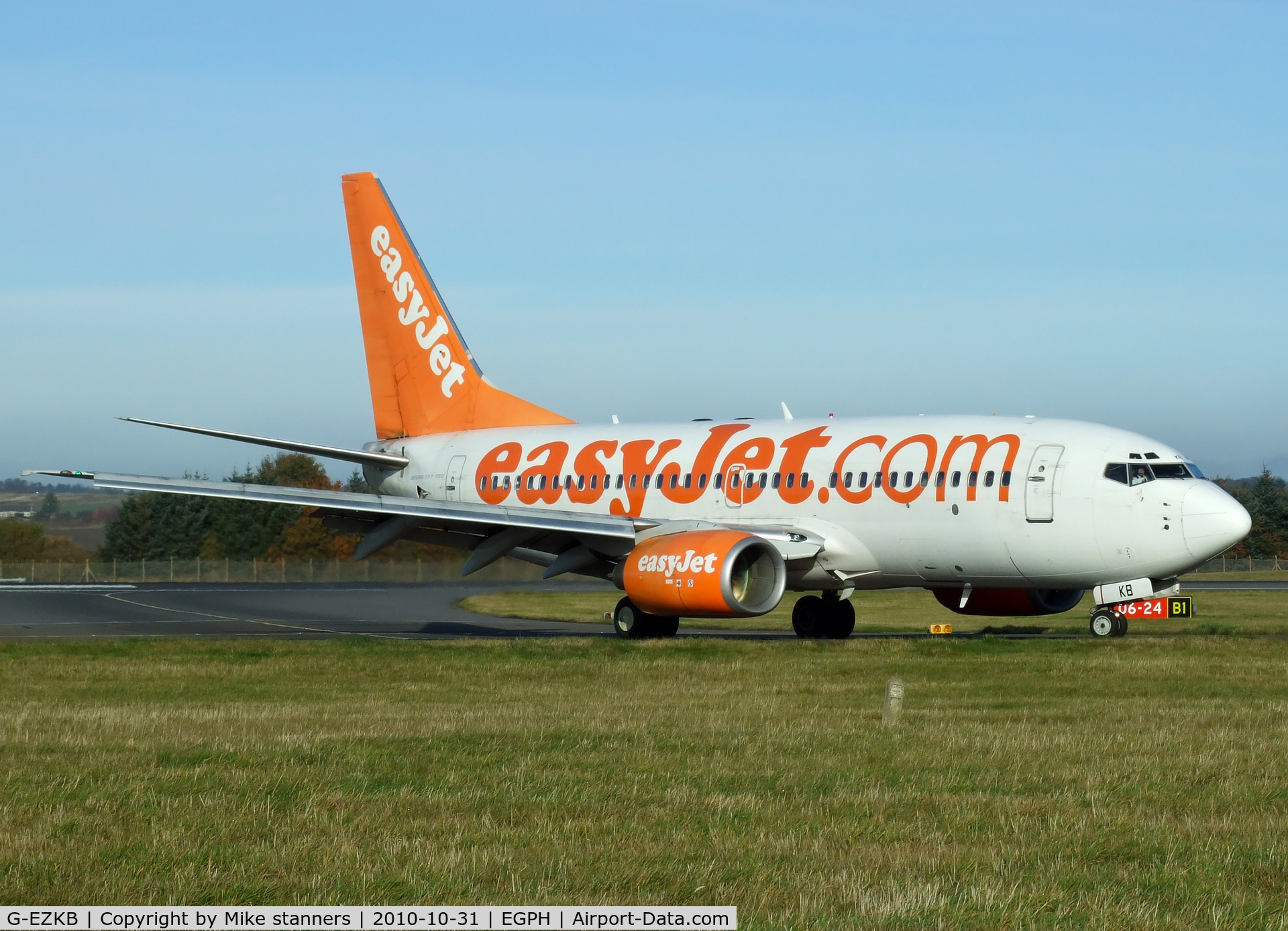 G-EZKB, 2003 Boeing 737-73V C/N 32423, Easyjet B737-700 on taxiway Bravo 1