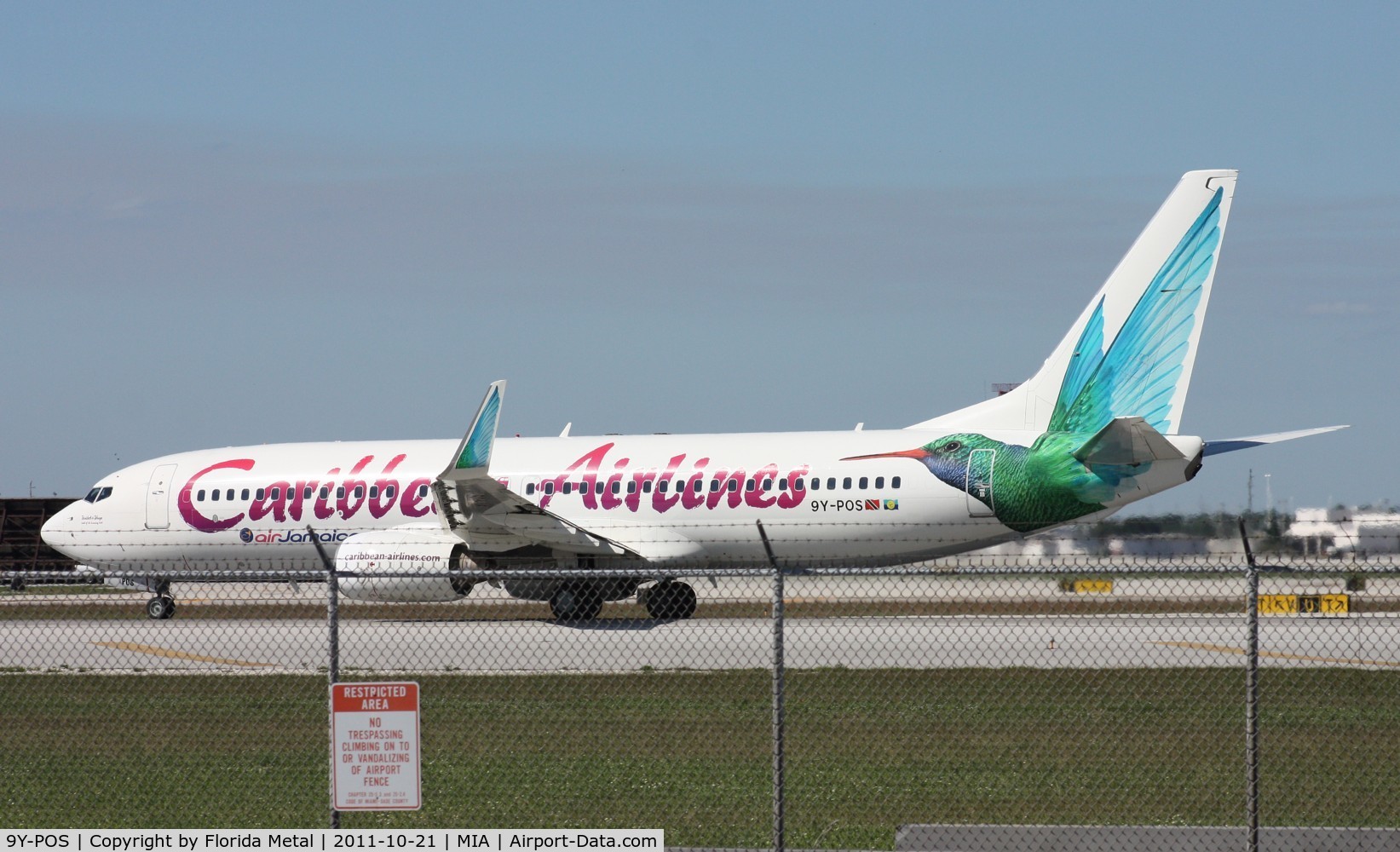 9Y-POS, 2000 Boeing 737-8Q8 C/N 28230, Caribbean 737