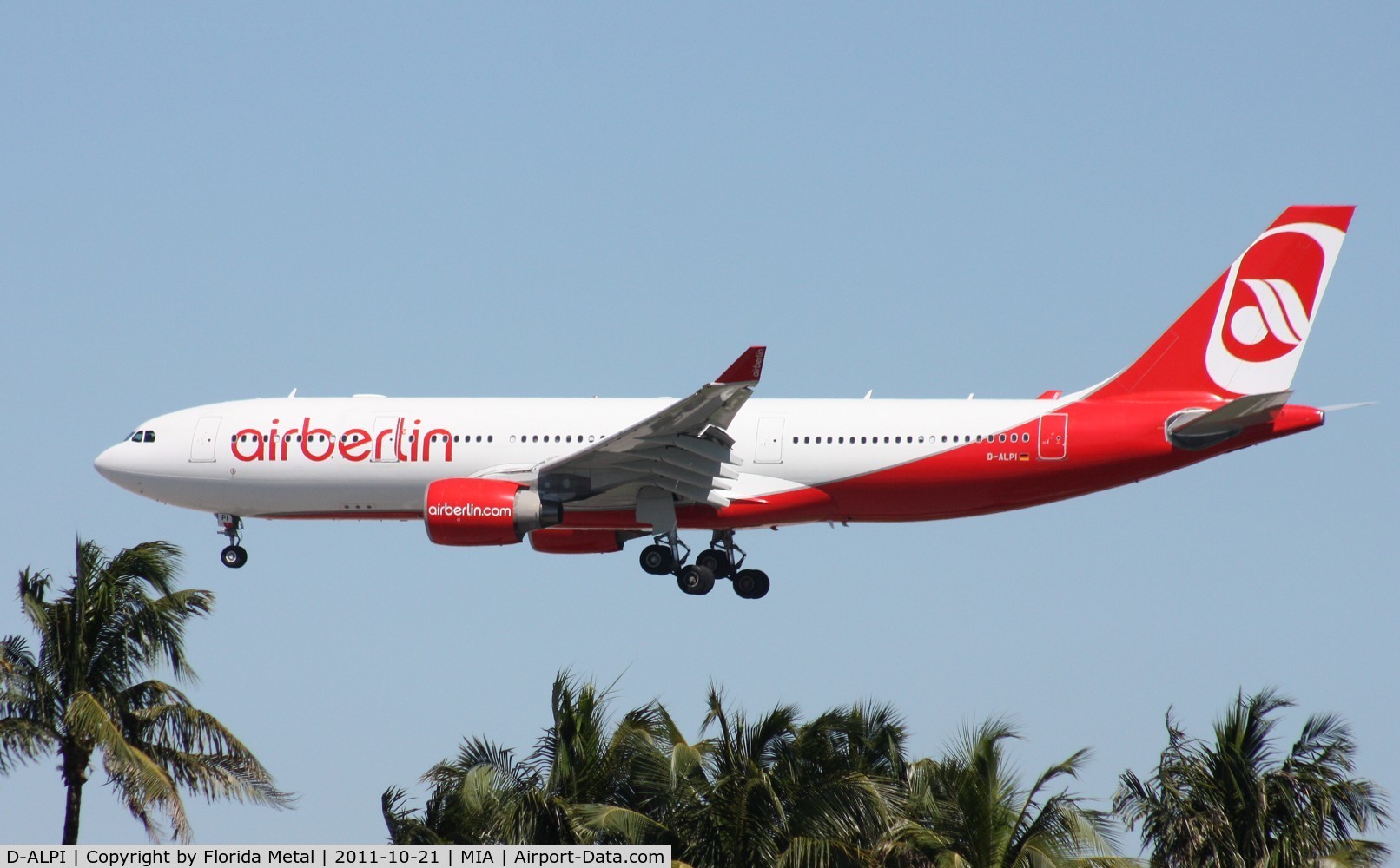 D-ALPI, 2007 Airbus A330-223 C/N 828, Air Berlin A330