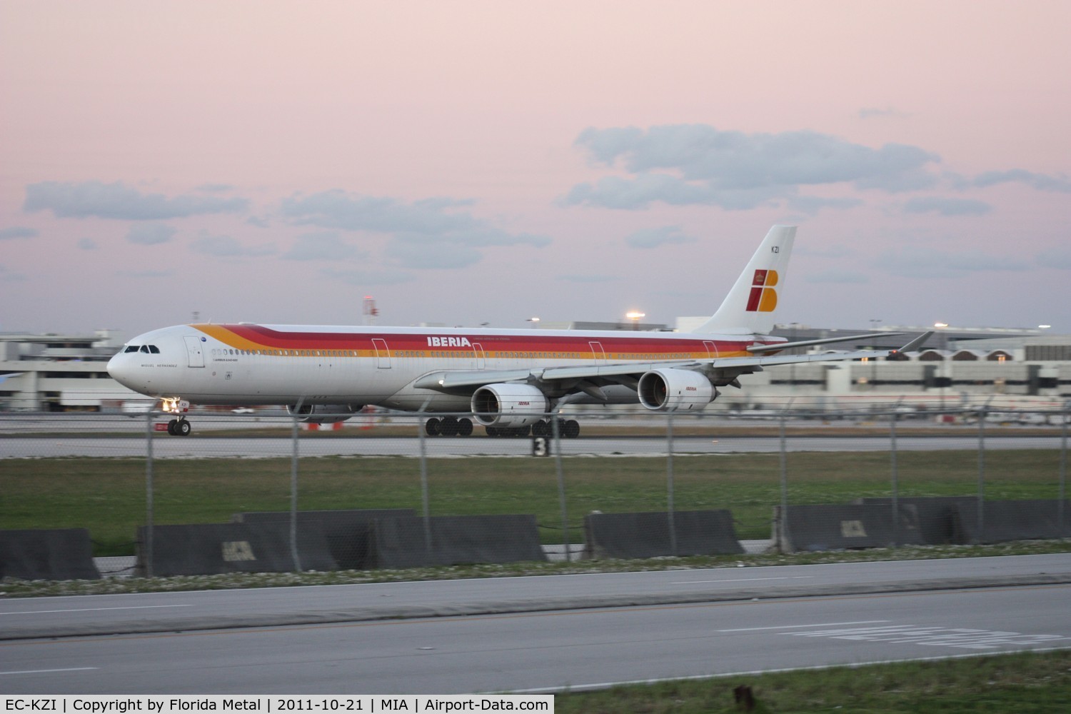 EC-KZI, 2009 Airbus A340-642 C/N 1017, Iberia A340-600 new to database