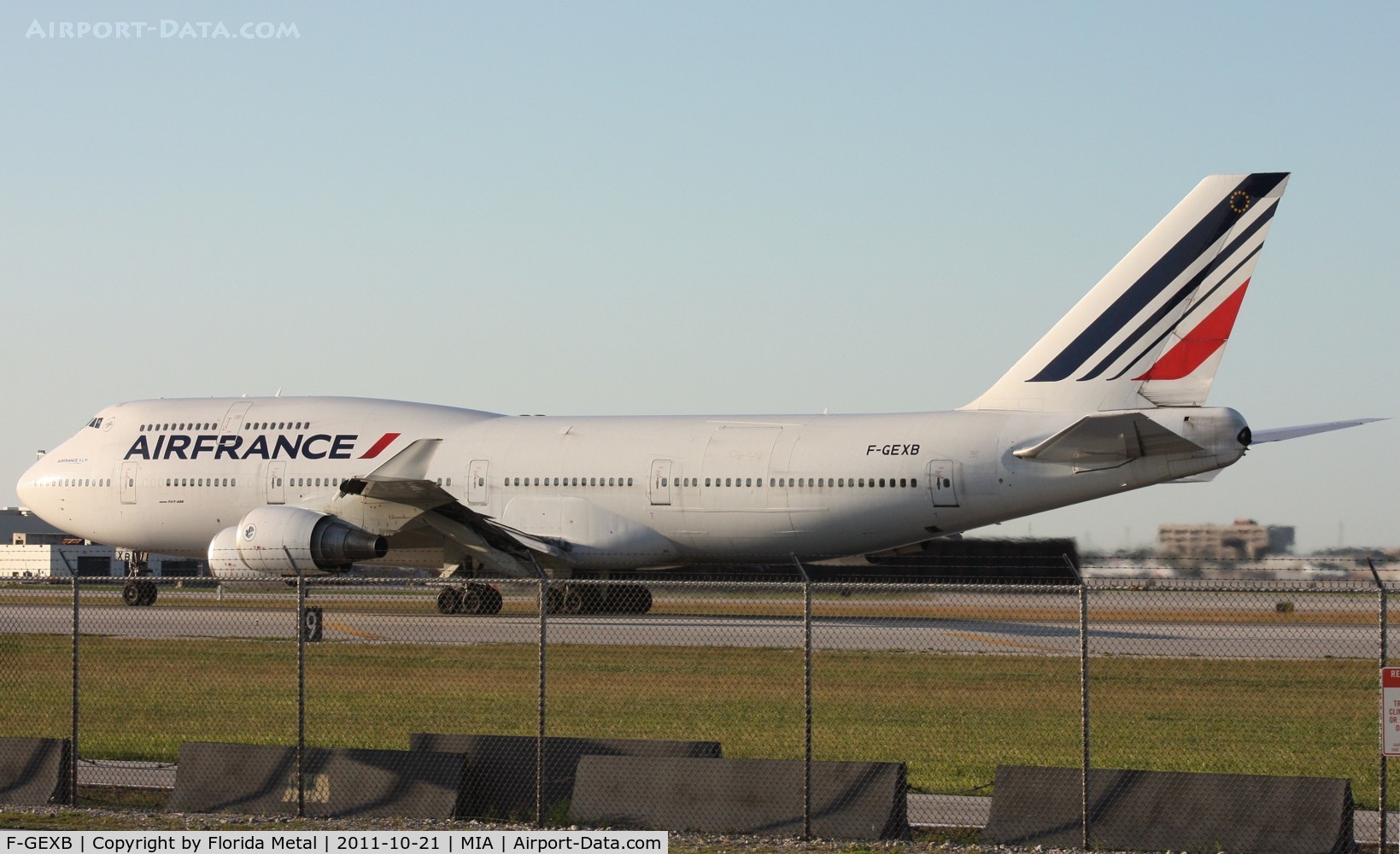 F-GEXB, 1991 Boeing 747-4B3M C/N 24155, Air France 747