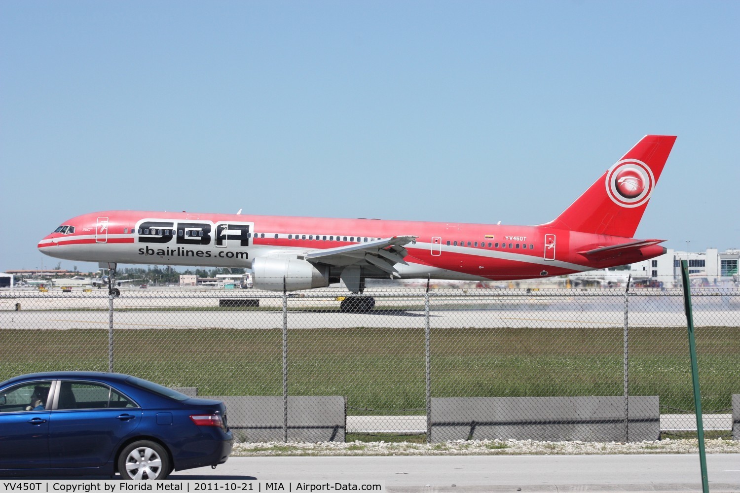 YV450T, 1989 Boeing 757-236 C/N 24370, Santa Barbara 757