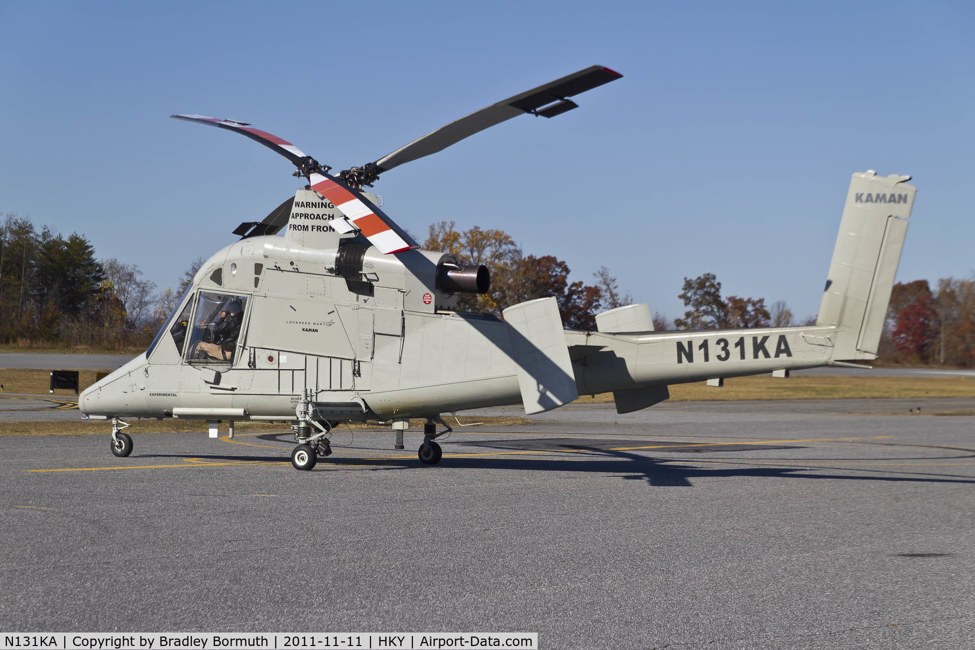 N131KA, 1993 Kaman K-1200 C/N A94-0002, Kaman helicopter fueled up in Hickory.