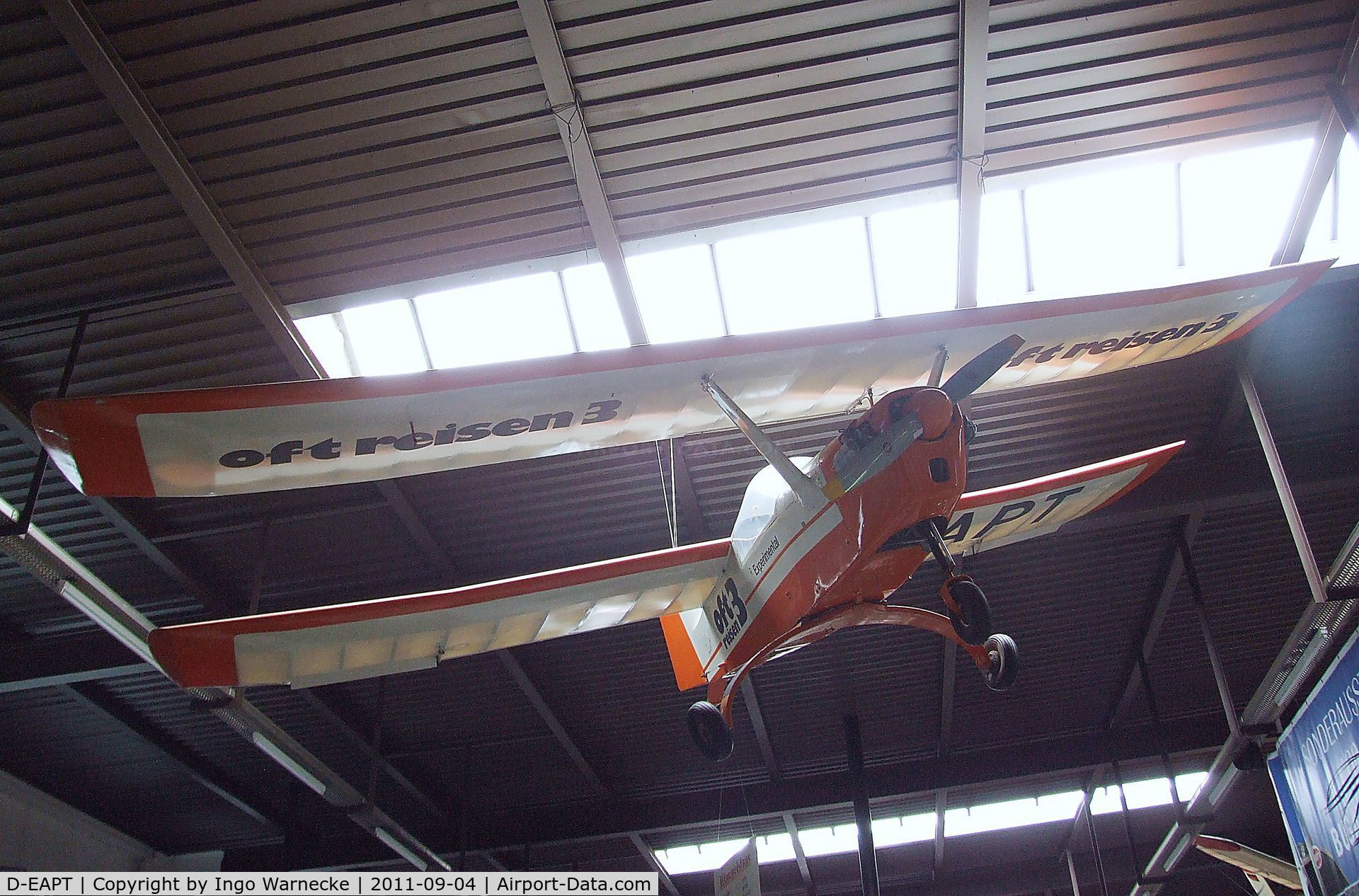 D-EAPT, Frebel F5 Aeolus C/N 001, Frebel F5 Aeolus at the Auto & Technik Museum, Sinsheim