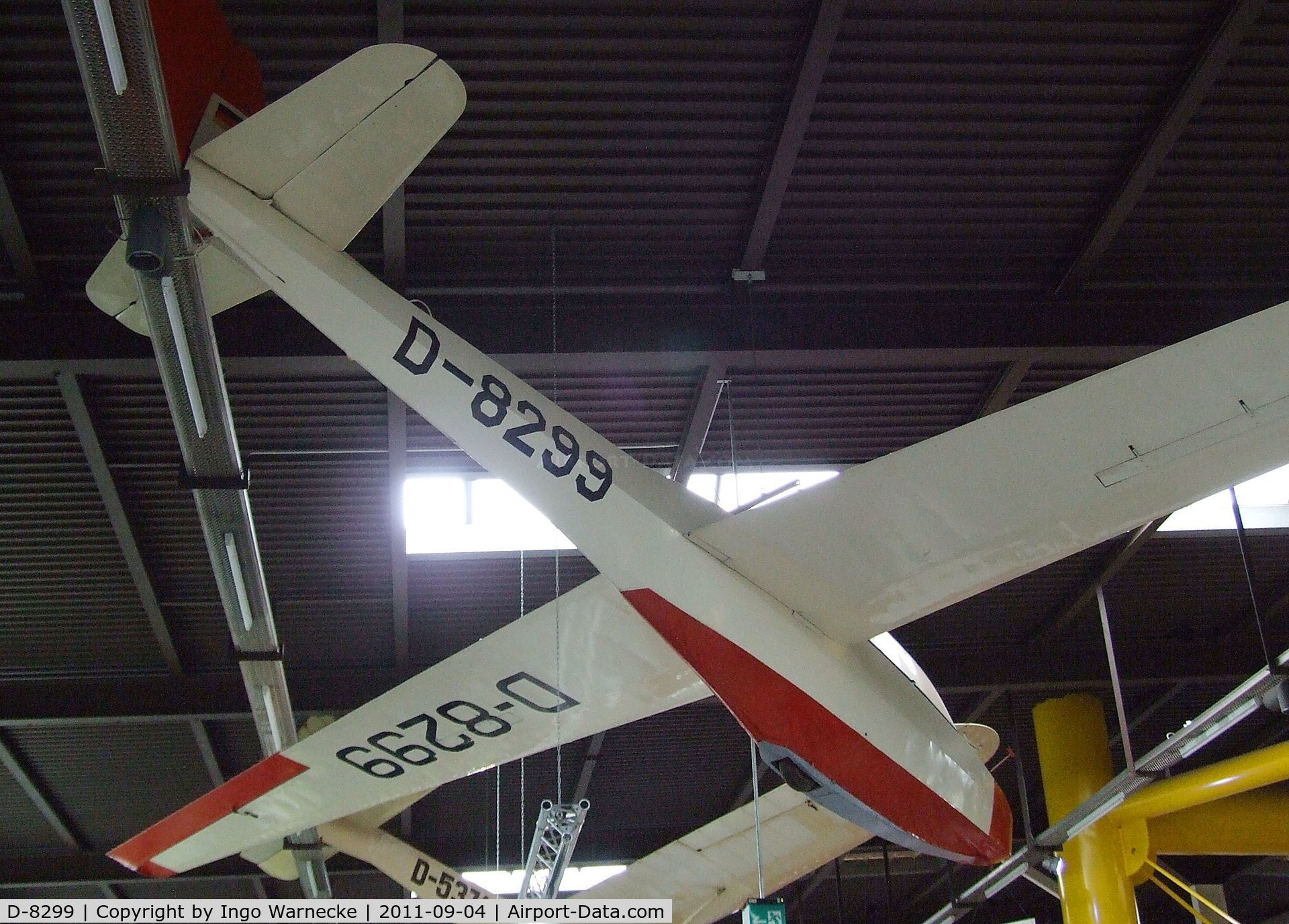 D-8299, Scheibe Mu-13E Bergfalke II C/N Not found D-8299, Scheibe Bergfalke II/55 at the Auto & Technik Museum, Sinsheim