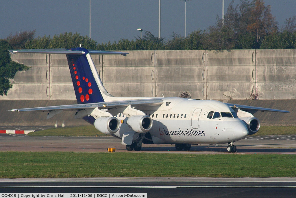 OO-DJS, 1996 British Aerospace Avro 146-RJ85 C/N E.2292, Brussels Airlines