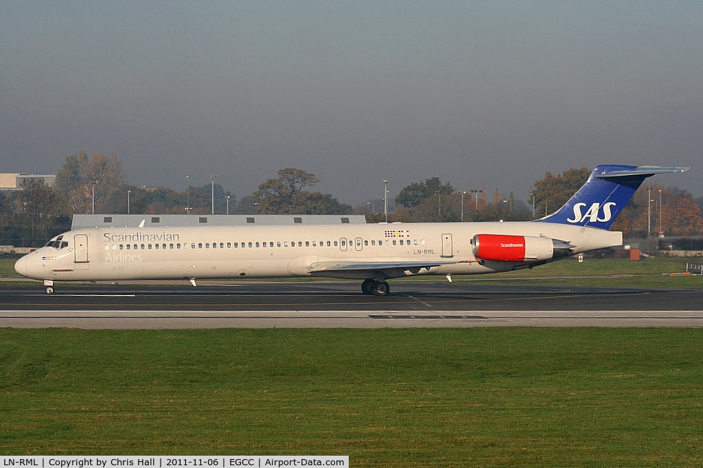 LN-RML, 1991 McDonnell Douglas MD-82 (DC-9-82) C/N 53002, Scandinavian Airlines