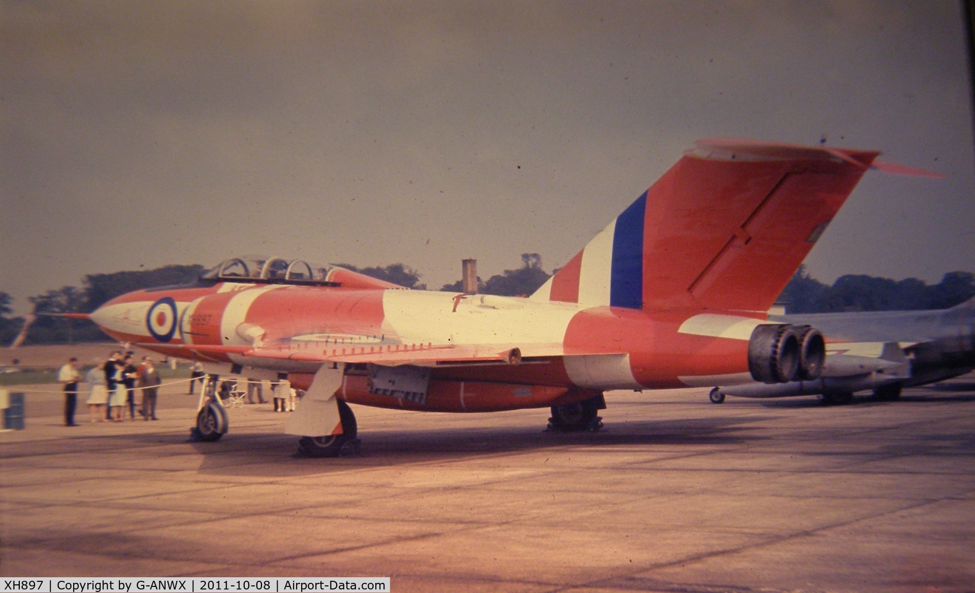 XH897, 1958 Gloster Javelin FAW.9 C/N Not found XH897, C 1970